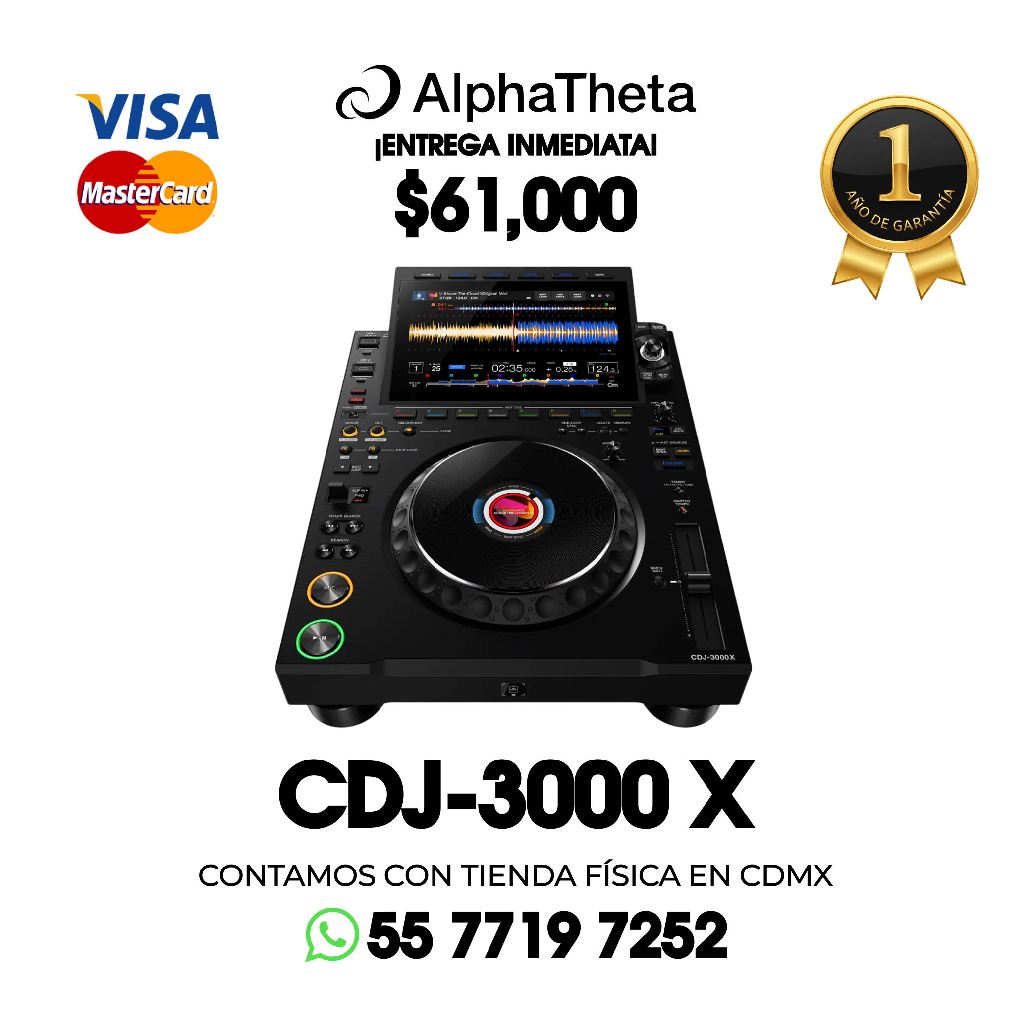 CDJ 3000 X Alpha Theta